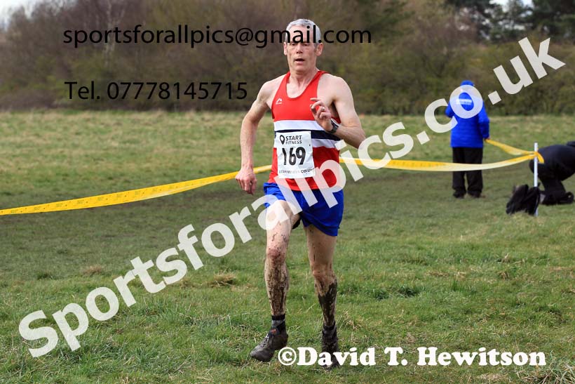 Men 35 to 60 in the 2023 BMAF Cross Country Champs., Wallsend. Photo: David T. Hewitson/Sports for All Pics
